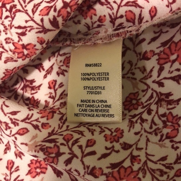 Max Studio open bell smock 3/4 length shirt - Picture 3 of 8